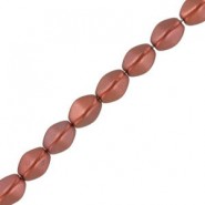 Czech Pinch beads kralen 5x3mm Copper 01750 